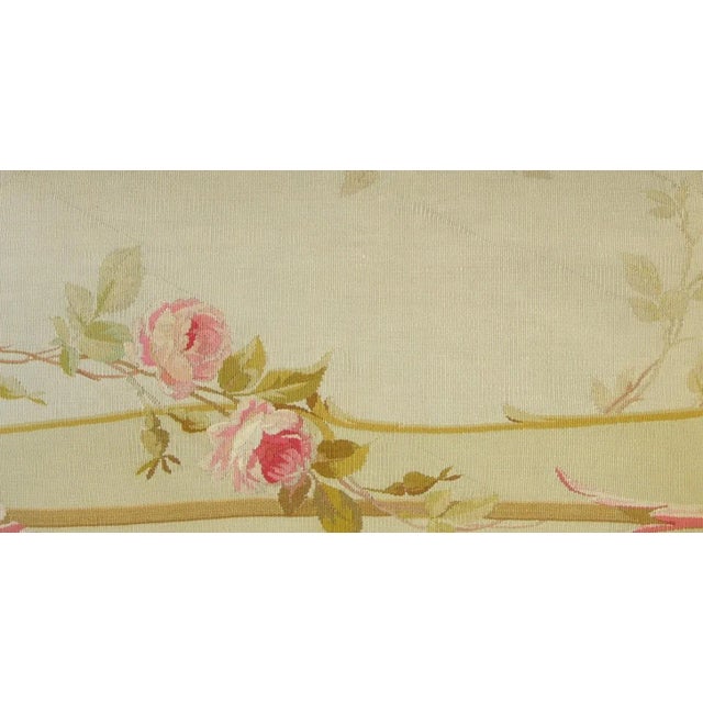 Antique 19th Century French Aubusson Tapestry Pillow For Sale - Image 4 of 6