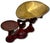 Victorian Nice Antique American Victorian Cast Iron & Brass Small Size Kitchen Scale With Excellent Original Red & Blue Paint For Sale - Image 3 of 18