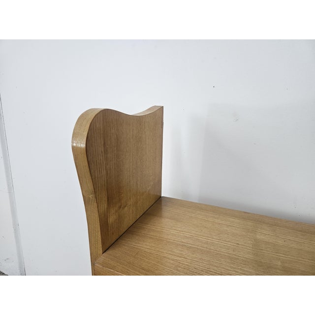 1960s Vintage Ash Wall Shelf, 1960 For Sale - Image 5 of 12