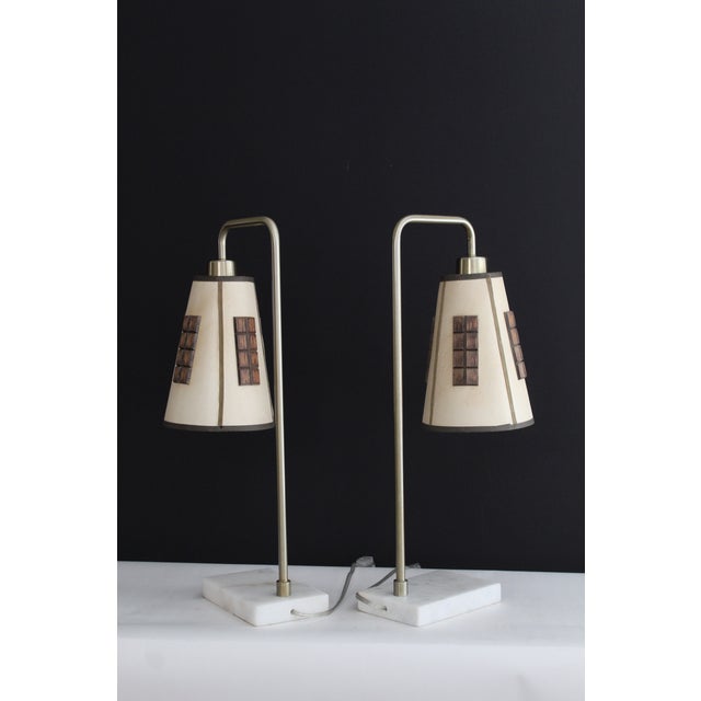 Mid-Century Modern Mid 20th Century Gerald Thurston Style Table Lamps - a Pair For Sale - Image 3 of 10