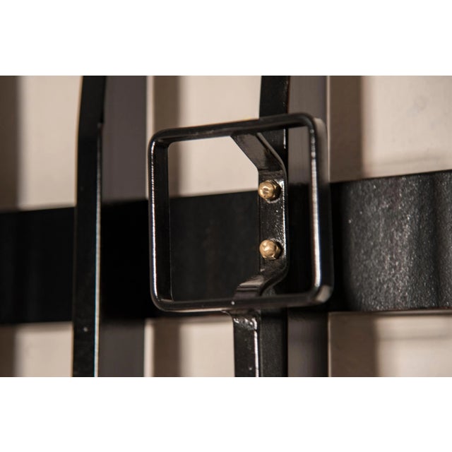 Italian Wood Black Lacquered Coat Rack, 1960s For Sale - Image 4 of 13