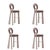 Purple Mary Bar Chairs by Ottiu, Set of 4 For Sale - Image 8 of 8