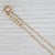 Modern 0.27ctw Diamond Slide Charm Bracelet Bead Slides 14k Yellow Gold 7" Starter For Sale - Image 3 of 5