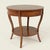 Traditional Kensington Regency-Style Round Bedside Table in Solid Mahogany For Sale - Image 3 of 4