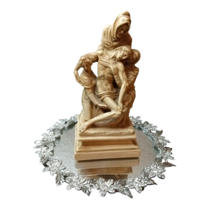 1960s Exquisite Signed Ruggeri Carrara Marble Replica of Michelangelo's Pietà.