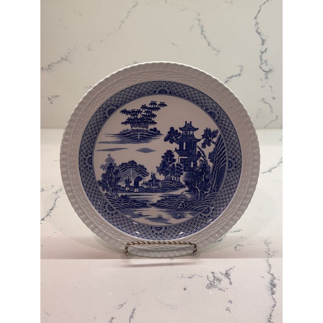 Spode Blue and White Collection Decorative Plates - Set of 6, C. 1990s For Sale - Image 9 of 14