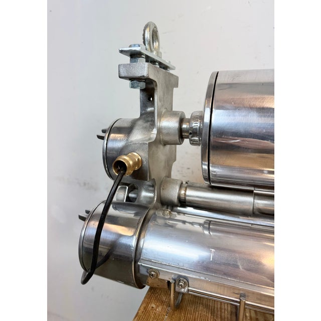 Industrial Japanese Hanging Tube Light from Kokosha Osaka, 1980s For Sale - Image 12 of 18