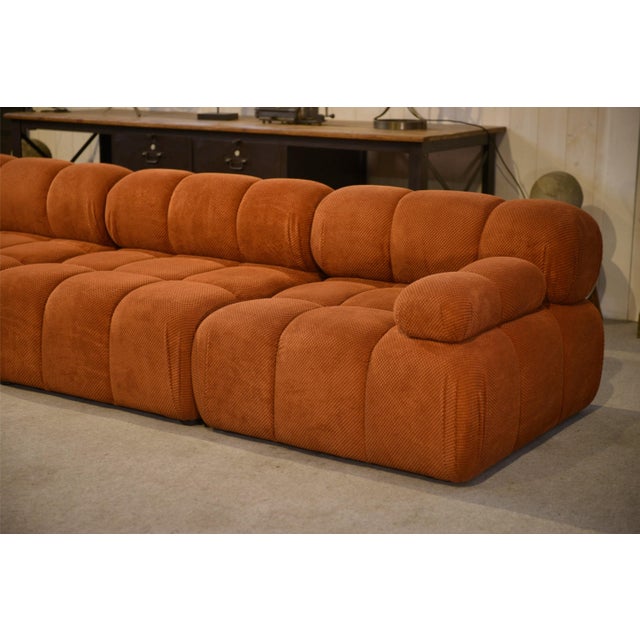 Red Large Vintage Modular Sofa, 2000s, Set of 5 For Sale - Image 8 of 16