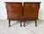 1940’s Art Deco Solid Mahogany Nightstands With Drawer & Open Shelf – A Pair For Sale - Image 11 of 18