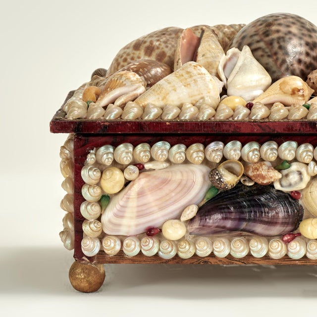 Antique Seashell Clad Box For Sale - Image 10 of 13