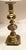 Mid 20th Century Solid Brass Uniquely Intricate Candlestick Style Pair of Lamps For Sale - Image 4 of 12