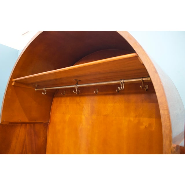 Art Deco Burr Walnut Wardrobe, 1930s For Sale - Image 9 of 11