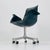 Mid-Century Dark Green Model 6727 Tulip Desk Chair by Preben Fabricius & Jørgen Kastholm for Walter Knoll, 1960s For Sale - Image 5 of 11