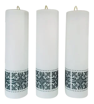 1960s Opaline Glass Pendant Lamps by Glashütte Limburg, Germany - Set of 3