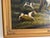 Late 20th Century Large Vintage Oil Painting English Fox Hunt Horses Hounds Hunting Scene Art For Sale - Image 5 of 15