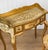 Gold Vintage Italian Rococo Gold Giltwood Writing Desk Vanity W/ Chair For Sale - Image 8 of 14