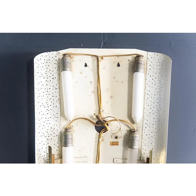 White Vintage Mirror by Ernest Igl for Hillebrand For Sale - Image 8 of 12