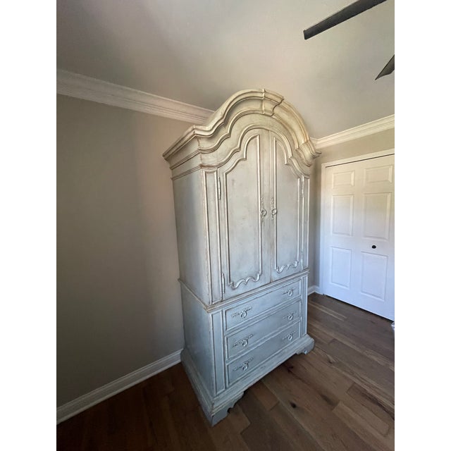 Habersham Furniture Authentic Habersham European Country Media Armoire - 91.5" H For Sale - Image 4 of 7