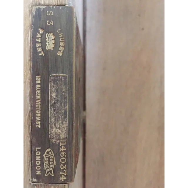 Late 19th Century English Carved Display Wall Cabinet / Secretary Desk For Sale - Image 12 of 13