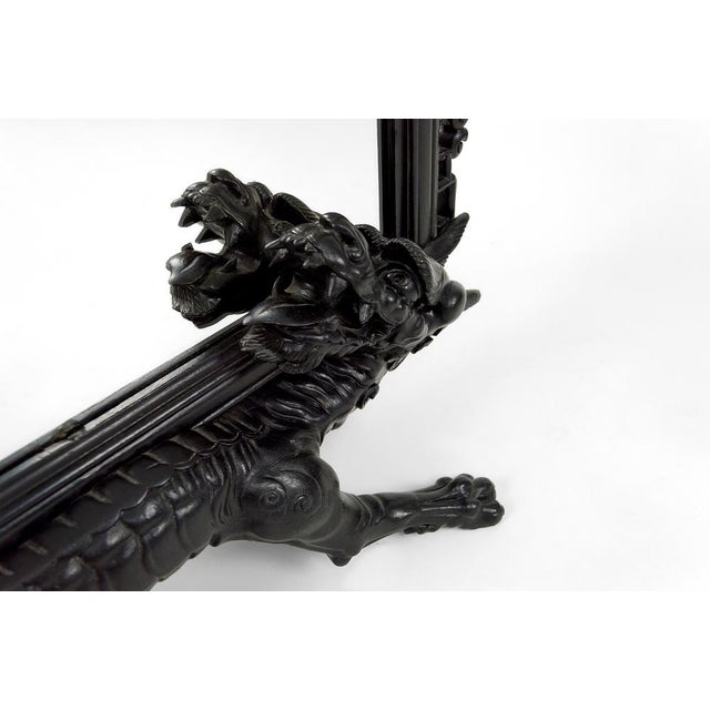 Japanese Style Viardot Mirror with Dragon, 1880s For Sale - Image 10 of 16