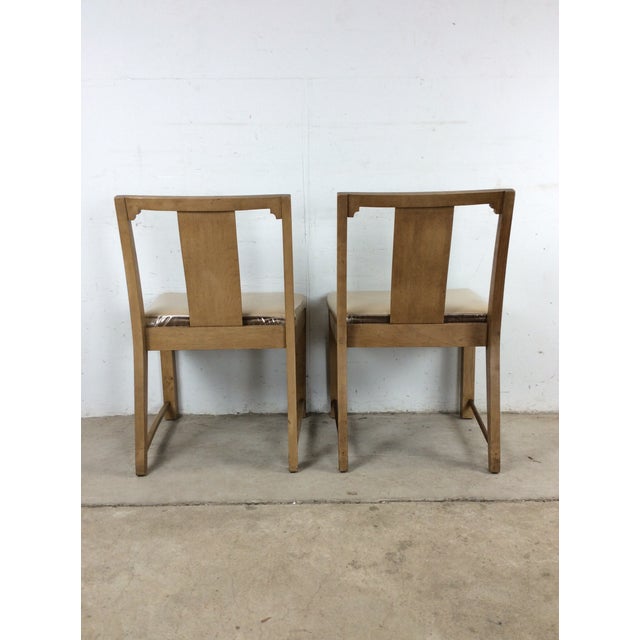 Set of 6 Mid Century Modern Dining Chairs With Limed Walnut Finish For Sale - Image 15 of 18