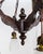 Early 20th Century Carved Wood Parrots Chandelier With Hanging Glass Shaded Lights For Sale - Image 9 of 13