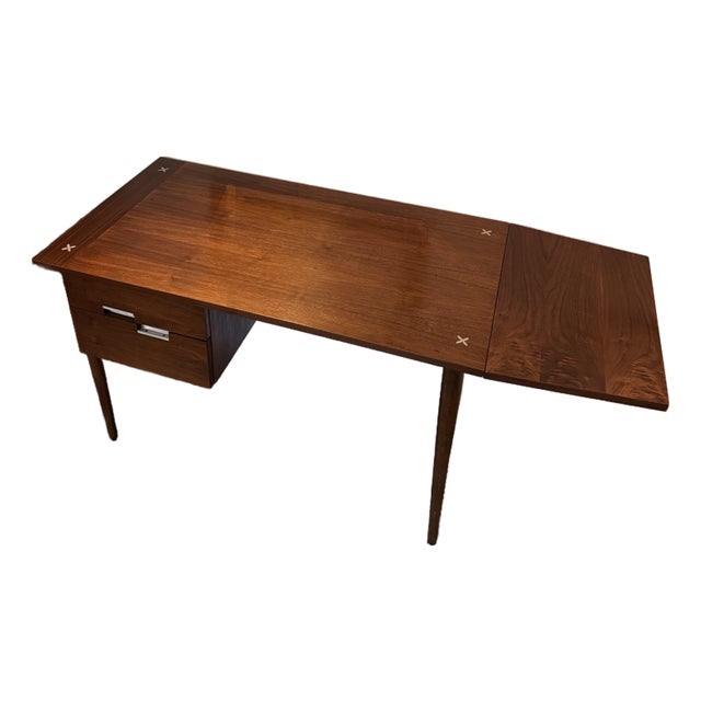 A Mid Century Modern “Accord” Drop Leaf Desk by American of Martinsville, Circa 1960s For Sale