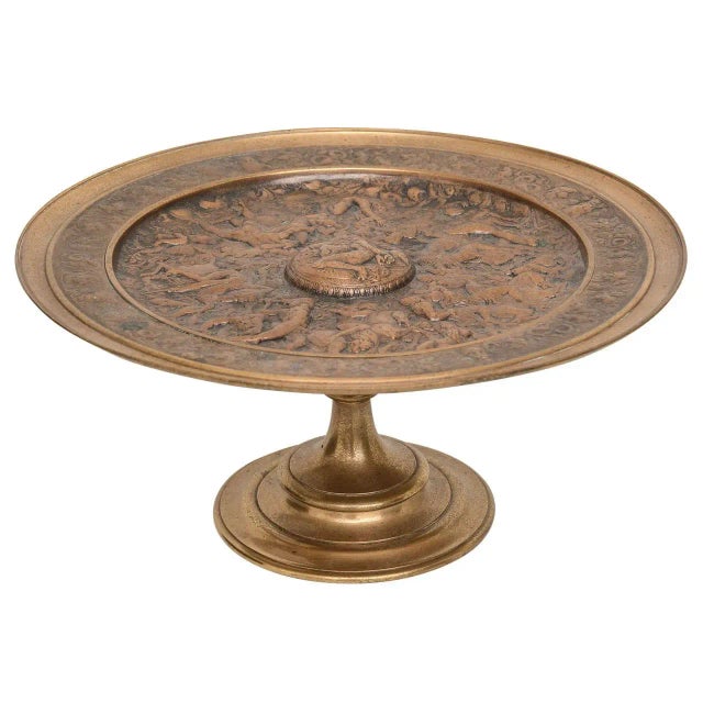 Antique Tazza Grand Tour Amazonian Battle Scene Bronze For Sale - Image 4 of 11