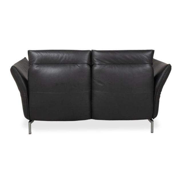 Vanda 2-Seater Sofa in Anthracite Leather from Koinor For Sale - Image 14 of 16