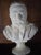 Stone Vintage Arnaldo Giannelli Victor Hugo Alabaster Bust For Sale - Image 7 of 9