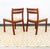 1960s Mid Century Danish Modern Dining Chairs Dyrlund Brown Set 4 Teak Vintage Denmark For Sale - Image 5 of 11