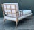 Vintage Fretwork Rattan Chaise Lounge For Sale In West Palm - Image 6 of 12