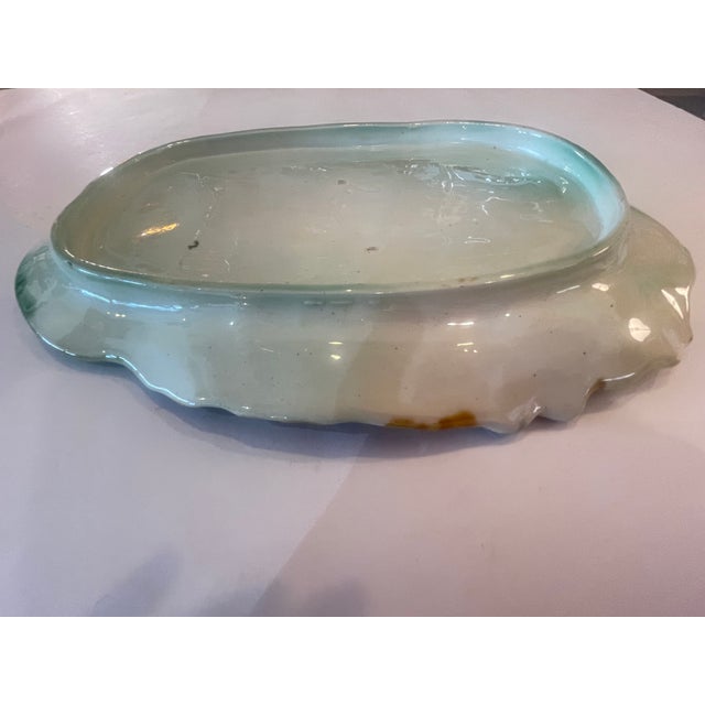 French Majolica Asparagus Dish, c.1890 For Sale - Image 10 of 11