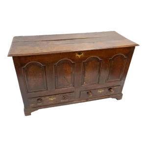 18th Century English Queen Anne Style Lift Top Trunk or Chest