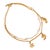 Contemporary Ocean Dreams Gold Double Chain Anklet For Sale - Image 3 of 5