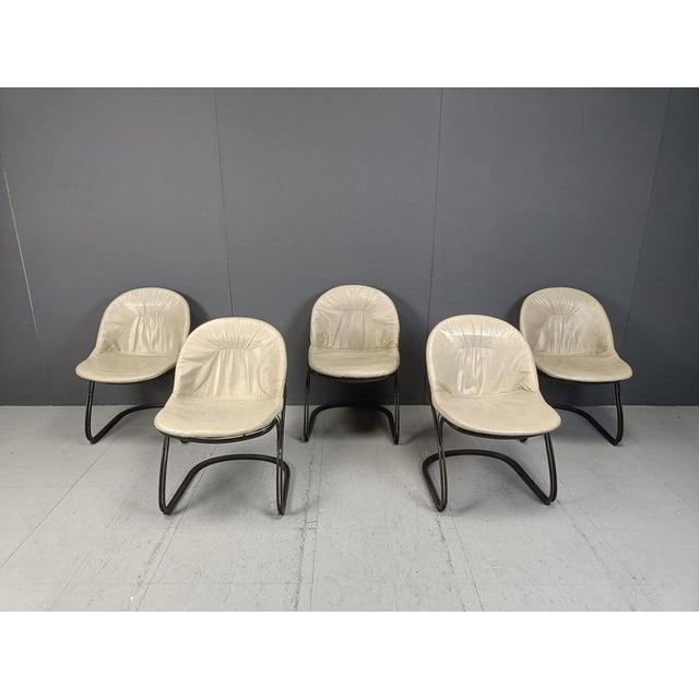 Pascale Dining Chairs by Gastone Rinaldi, 1970s, Set of 5 For Sale - Image 3 of 12