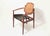Danish Model 186 Armchair in Teak and Leather by Arne Vodder, 1950s For Sale - Image 3 of 8