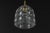 Metal Small Iron & Clear Glass Pendant Lights from Limburg, Germany, 1960s For Sale - Image 7 of 14