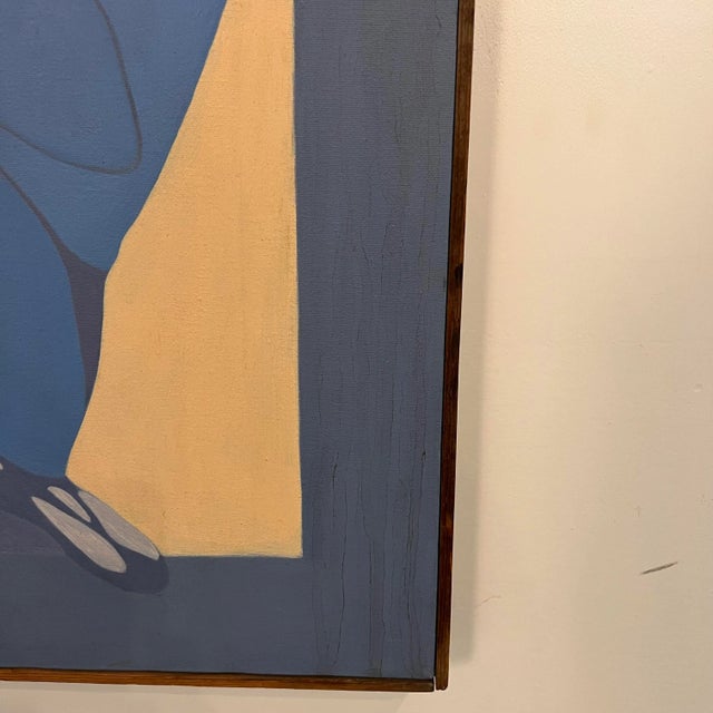 Paint Gail Newman Portrait Painting of Two People Walking For Sale - Image 7 of 11