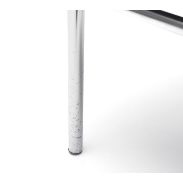 Leather and Chrome Easy Armchair attributed to Tord Björklund for Ikea, 1980 For Sale - Image 15 of 18