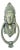 A Victorian Brass Caryatid Door Knocker a Large Victorian Brass Door Knocker, 1890 For Sale