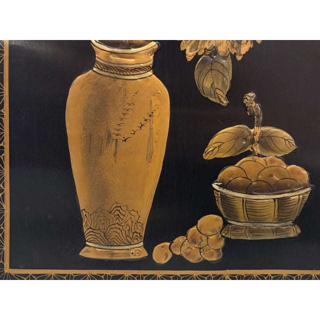 Chinoiserie Coromandel Six Panel Screen For Sale - Image 13 of 18