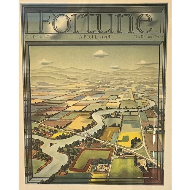 Art Deco Fortune Magazine Cover April 1938 - Framed For Sale In Saint Louis - Image 6 of 7