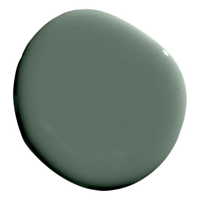 Not Yet Made - Made To Order BACKDROP Adhesive Sample Swatch in Weekend Upstate (Dark Green with a Hint of Blue) For Sale - Image 5 of 5