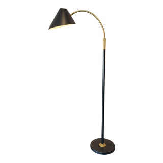 Crate & Barrel Arching Floor Lamp For Sale