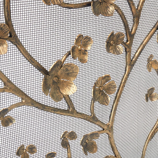 Tobacco Primrose Garden Fireplace Screen For Sale - Image 11 of 12
