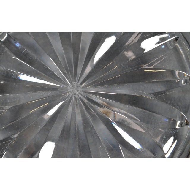 Vintage Saint-Louis French Hand-Cut Crystal Centerpiece Bowl, 20th Century For Sale - Image 14 of 15