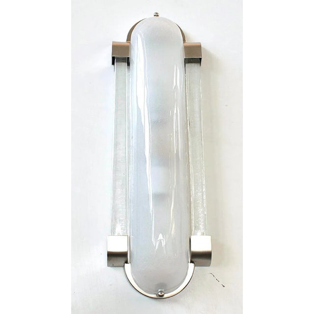Art Deco 21st Century Italian Deco Corto Murano Glass Sconce by Fabio LTD For Sale - Image 3 of 6