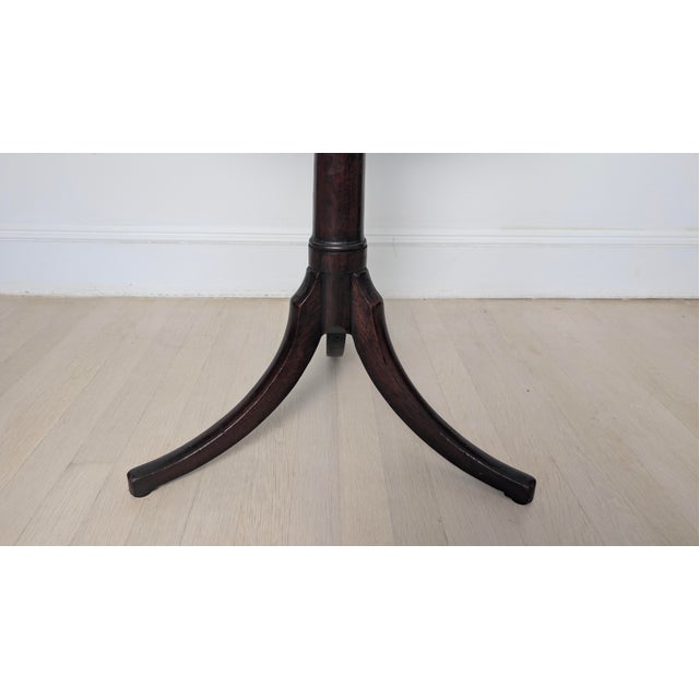 19th C. English Mahogany Tilt-Top Table With Tripod Pedestal Base For Sale - Image 14 of 15