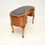 Vintage Kidney-Shaped Desk in Burr Walnut with Leather Top, 1920s For Sale - Image 3 of 11